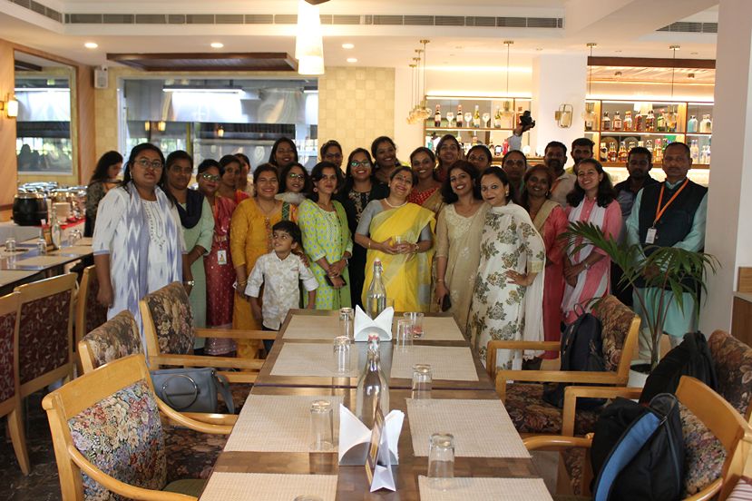 Guests enjoying drinks at a corporate party in Marigold