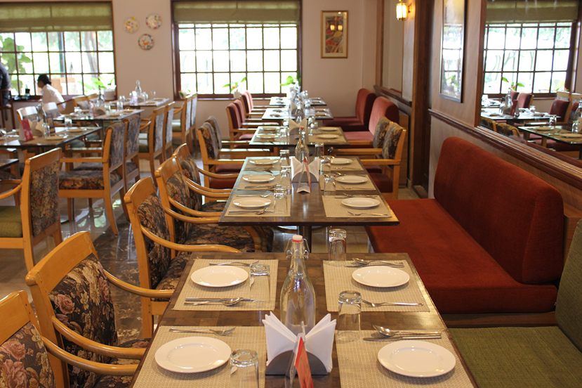 Chic and cozy restaurant space at Marigold Whitefield