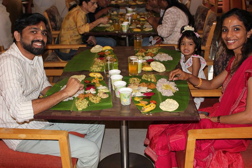 Onam Celebrations at Marigold restaurant White field Banglore