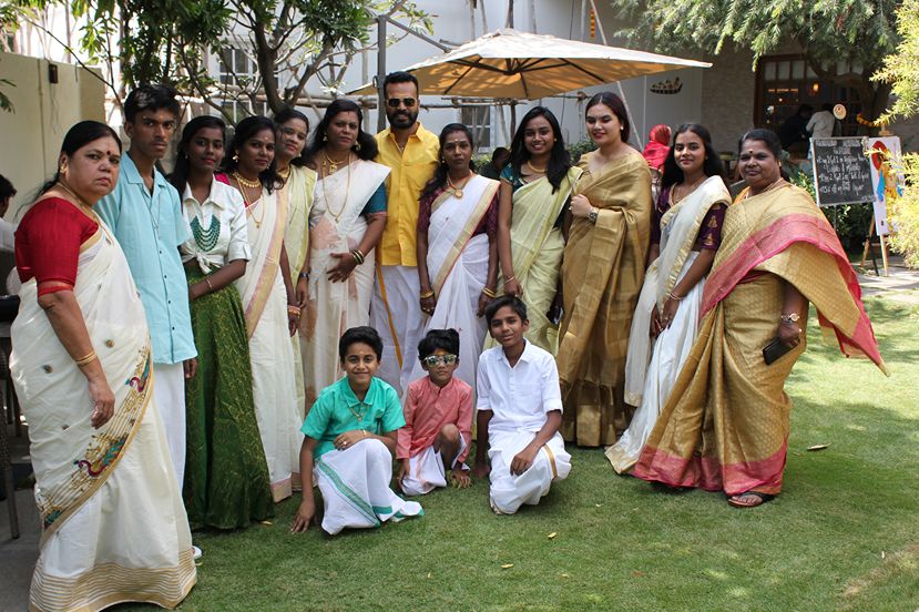 Guests smiling at Marigold restaurant