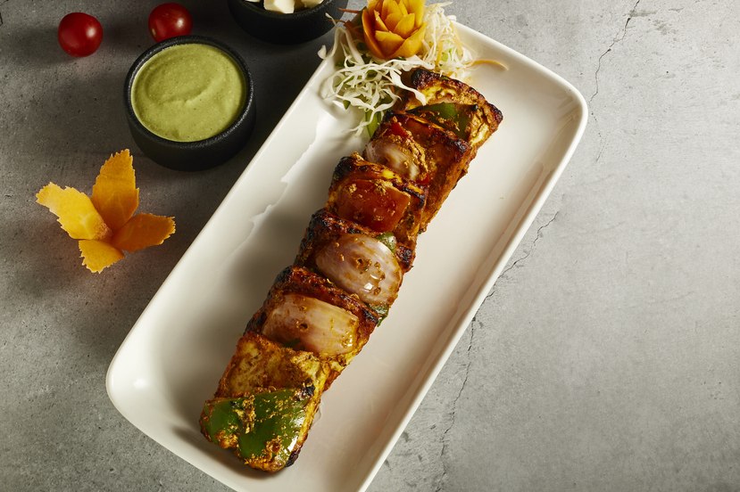 Lahori paneer tikka at Marigold bar and restaurant Whitefield